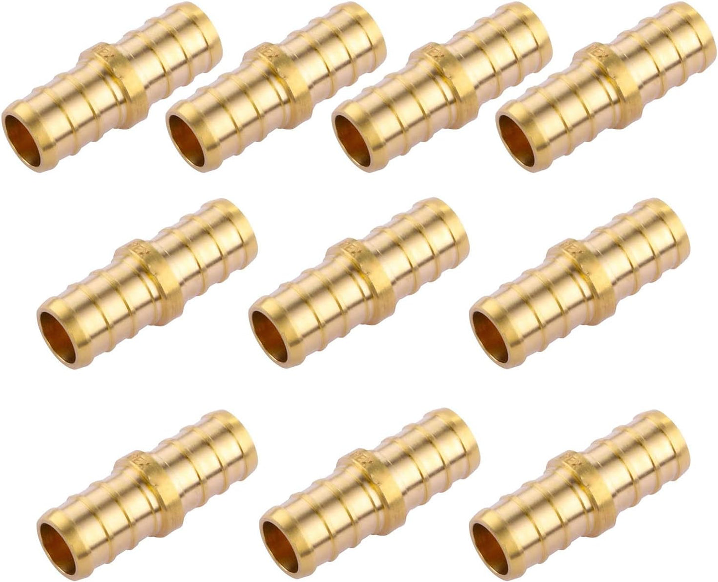 Acoplamiento PEX 1/2pulg latón sin plomo pack 10