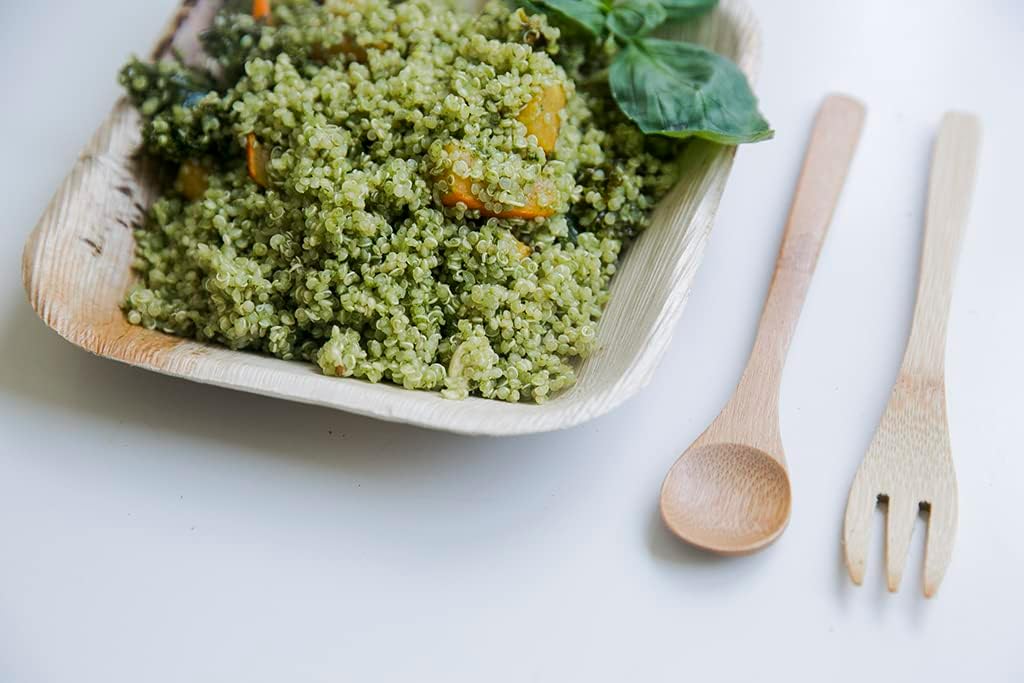 Plato de Hoja de Palma para Mesa de Comedor Resistente