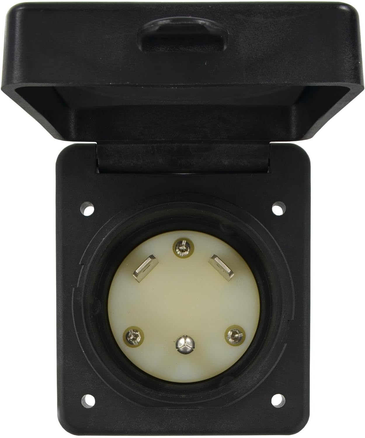 Cubierta Inlet 30A Squire Negro RV/Marine