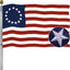 Banderas Betsy Ross 3x5" exteriores 13 colonias