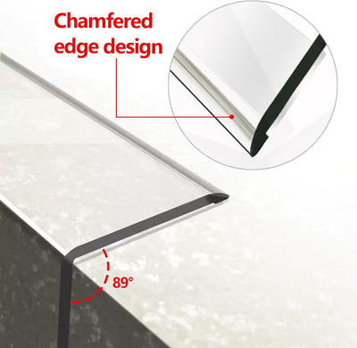 Protector esquina pared 4uds 39.4x1.18pulg autoadhesivo
