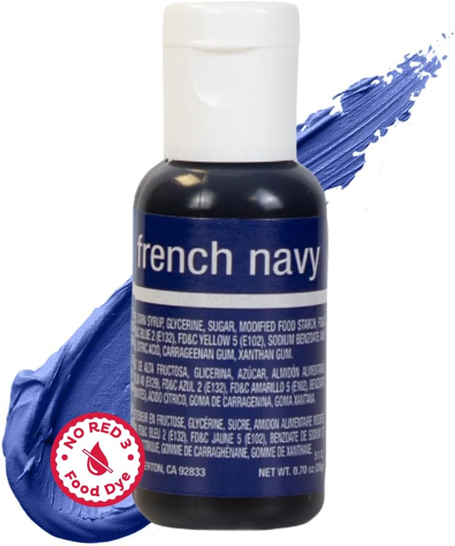 Colorante alimenticio azul marino francés resistente 0.07oz