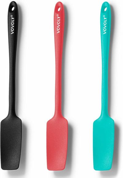 Espátula silicona mango largo resistente 600ºF acero inox