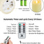 Velas LED parpadeantes con control remoto 3x6