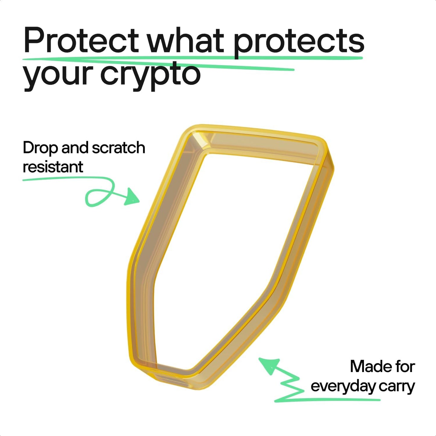 Funda silicona Safe 5 naranja transparente absorción de golpes