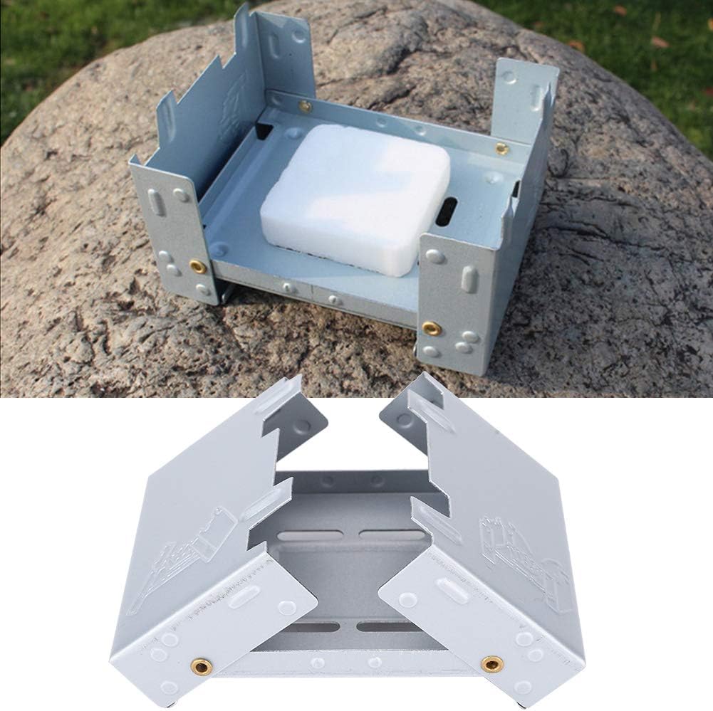 Estufa alcohol sólido plegable para cocinar al aire libre