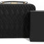Caja organizadora joyas 2 capas bandeja remov. negro