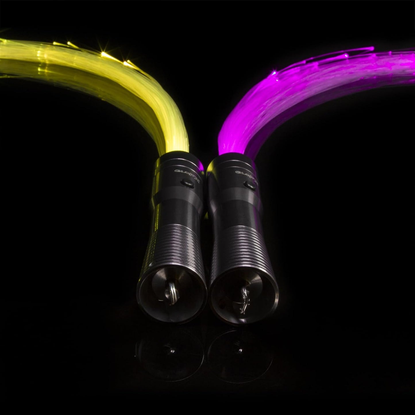 Accesorio rave fibra óptica LED giratoria 360° Poi