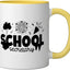 Taza Cerámica Bandera Americana para Escuela