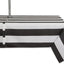 Mesa con cremallera cabana stripe 60x84pulg color negro