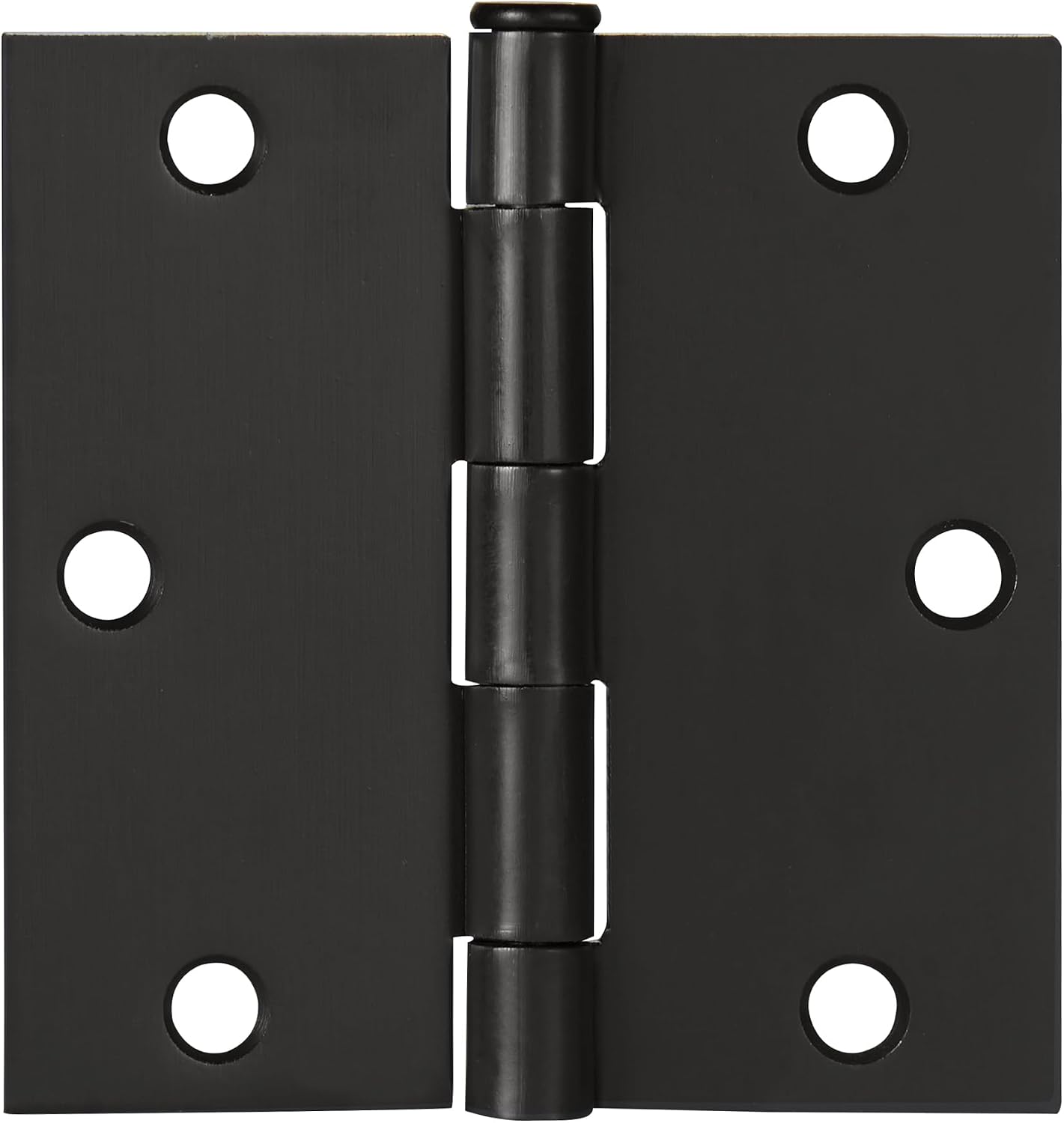 6 Pzas Bisagra Puerta Bronce Aceitado 3.5x3.5pulg