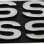 4 Emblemas Frontales Metal 3D para Chevelle SS72 Cromado