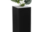 Maceta metal jardinera exterior resistente 30x14pulg con drenaje