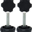 Tornillo nivelador M6 1.18pulg para muebles patas ajustables 4uds