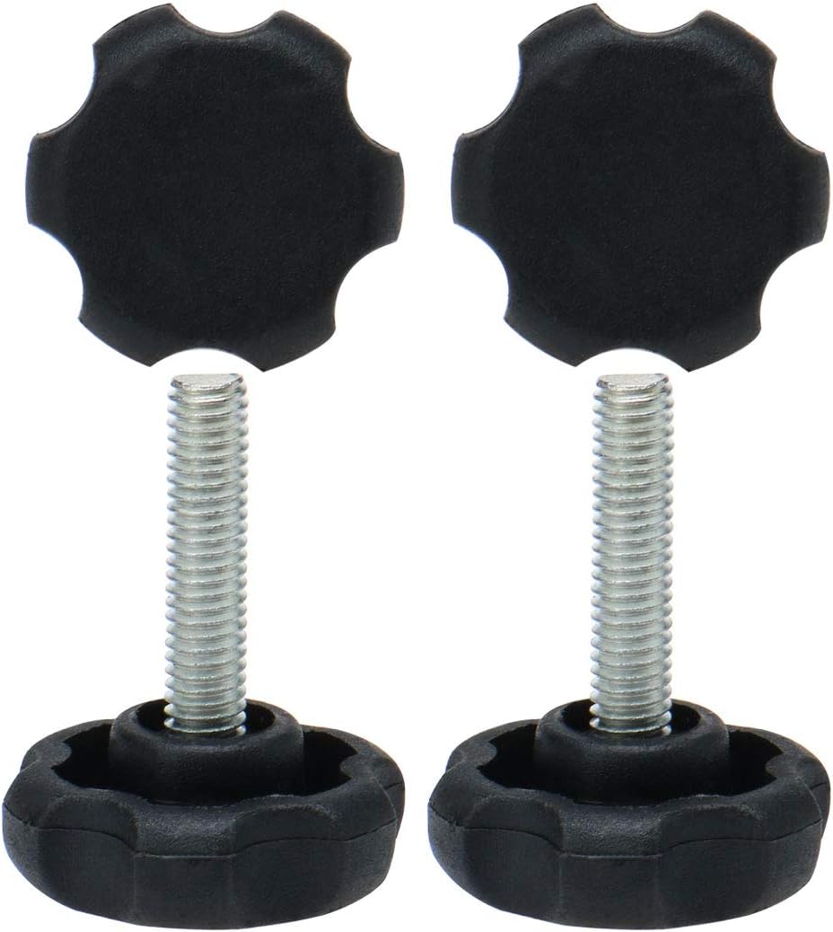 Tornillo nivelador M6 1.18pulg para muebles patas ajustables 4uds