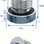 Llave ranurada M20x1.5 acero inox 304 junta tórica pack 2