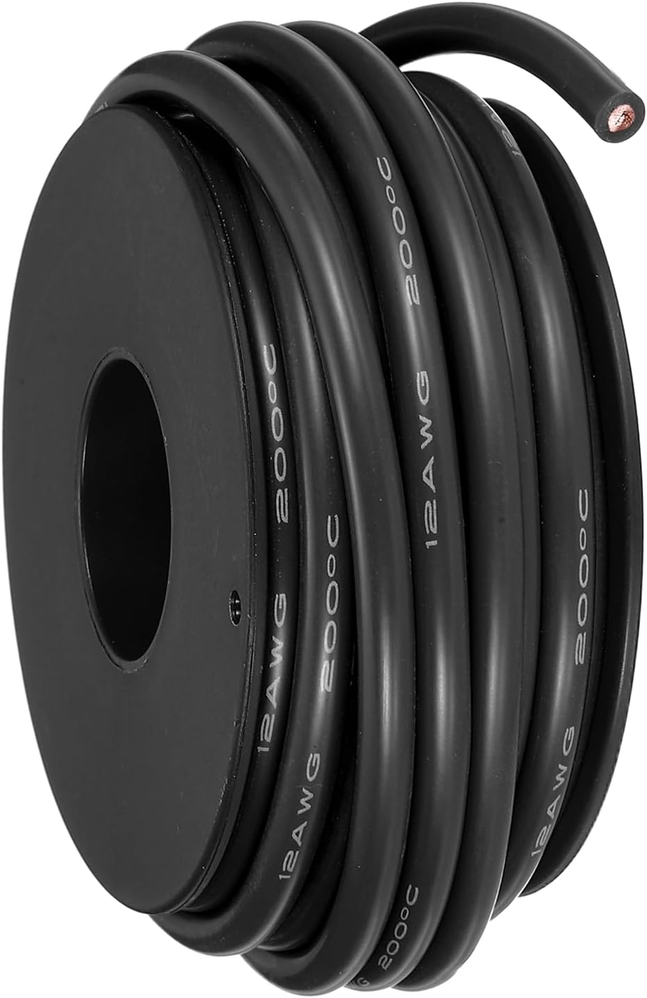 Cable silicona flexible 12awg 6m/20ft cobre estañado alta