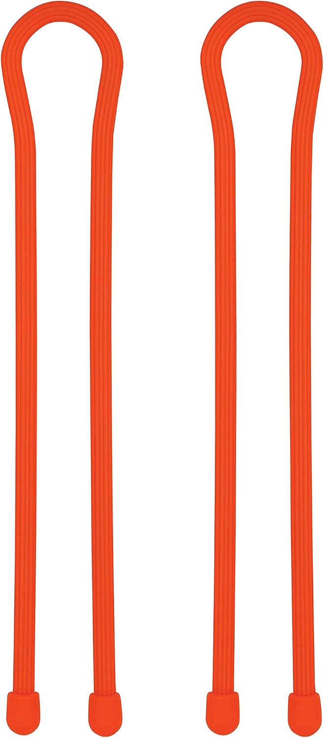 Goma reutiliz. 18pulg paquete 2 naranja brillante