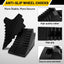 Calzas goma maciza remolque 8.6x3.7x4.7" 4 Uds negro