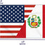 Bandera Perú 2x3ft 60x35pulg 150d doble cara decoración exterior