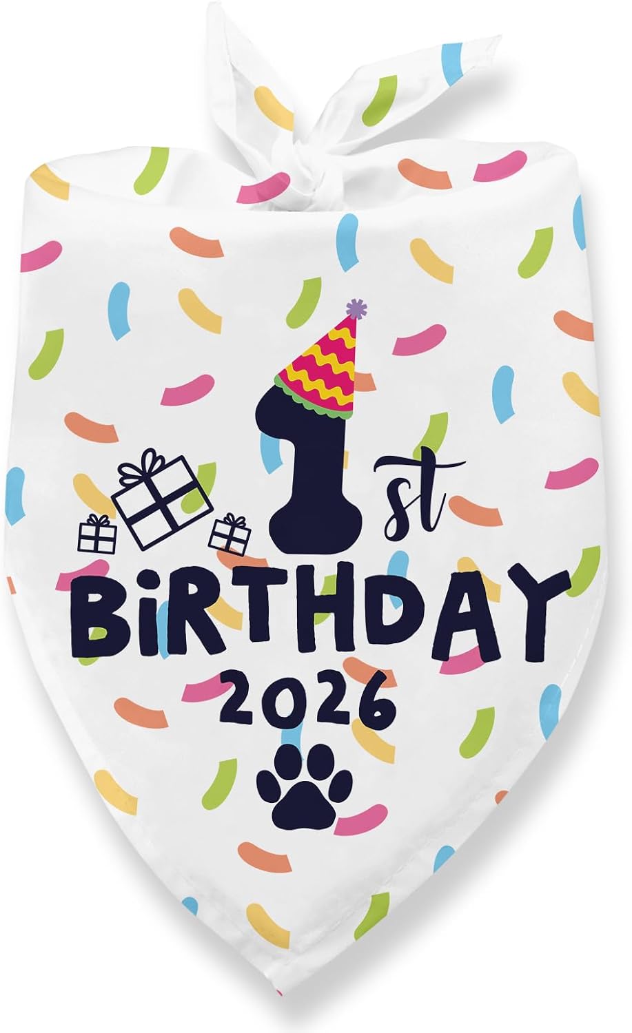 Bandana cumpleaños perro primer aniversario fiesta