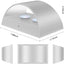 2 Apliques LED Pared Regulables Aluminio Blanco Cálido 3000K