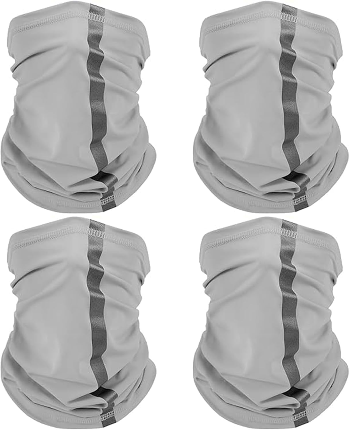 4 Pzas Polaina Reflectante Neón Bufanda Protección Viento UV