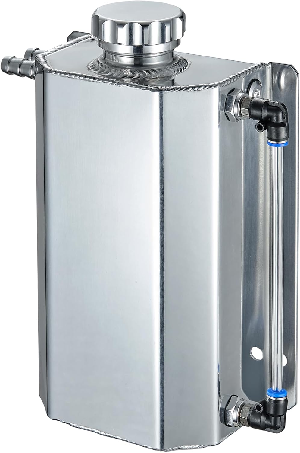 Tanque expansión refrigerante aluminio 2L universal plata