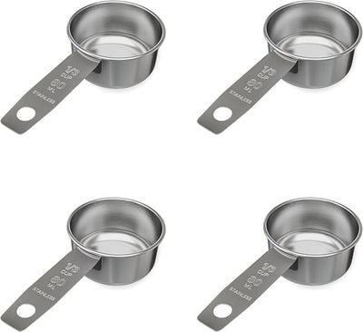 Taza medición acero inox 80ml para perros