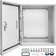Caja eléctrica NEMA 4X acero 24x24x12pulg impermeable