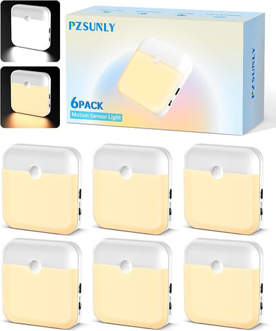 Luz nocturna recargable con sensor de movimiento set 6