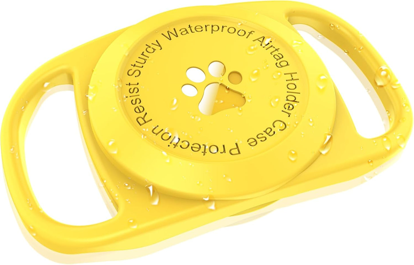 Soporte collar perro AirTag funda silicona impermeable