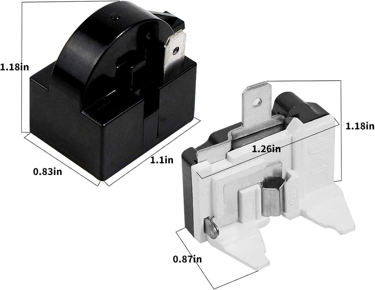 Relé arranque 4.7 Ohm comp para refrigerador LG