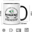 Taza cerámica 11oz temática Mahjong reutilizable cocina