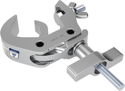 Abrazadera aluminio 330lb para luces DJ 1.5-2pulg Plata set