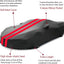 Funda coche ajustable transpirable C5 Corvette 97-04 negro