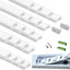 20 Difusores en U para Tiras LED 3.28pies Blanco Mate