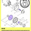 Kit reconstrucción junta tórica comp AquaFlo XP2