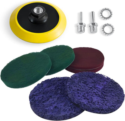 Kit adaptador amoladora taladro 5pulg metal