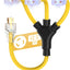 Cable adaptador generador 30A NEMA L5-30P a 5-15R/5-20R