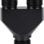 Adaptador conector 10AN aluminio negro doble