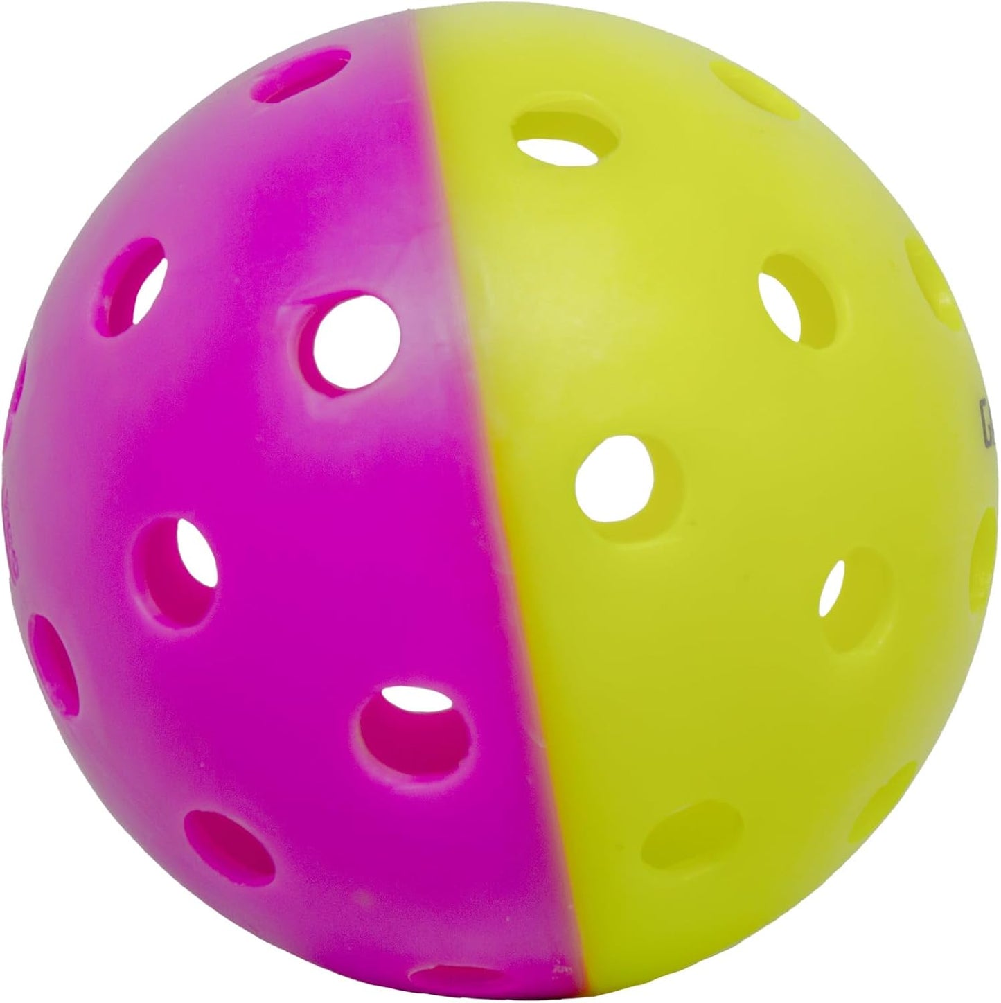 Bolas pickleball 2 tonos alta visibilidad 6 bolsas