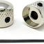 Pomos cúpula níquel comp Fender Telecaster y P-Bass 2 eje 1/4pulg