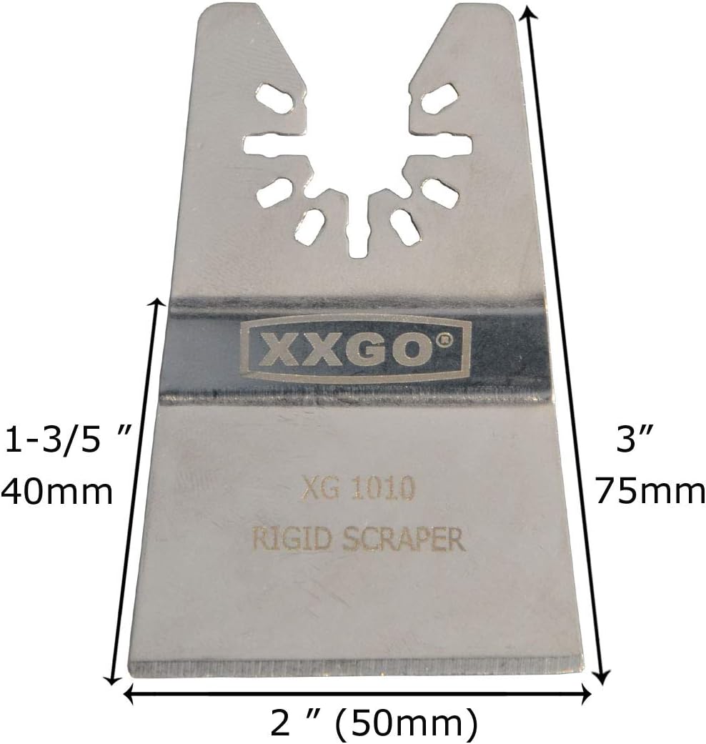 10 Cuchillas Raspador Acero Inox 2pulg XG1010
