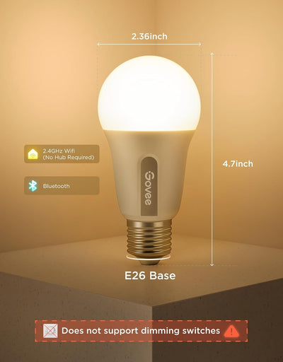Bombilla LED WiFi RGBWW 16M colores con Alexa y Google Assistant