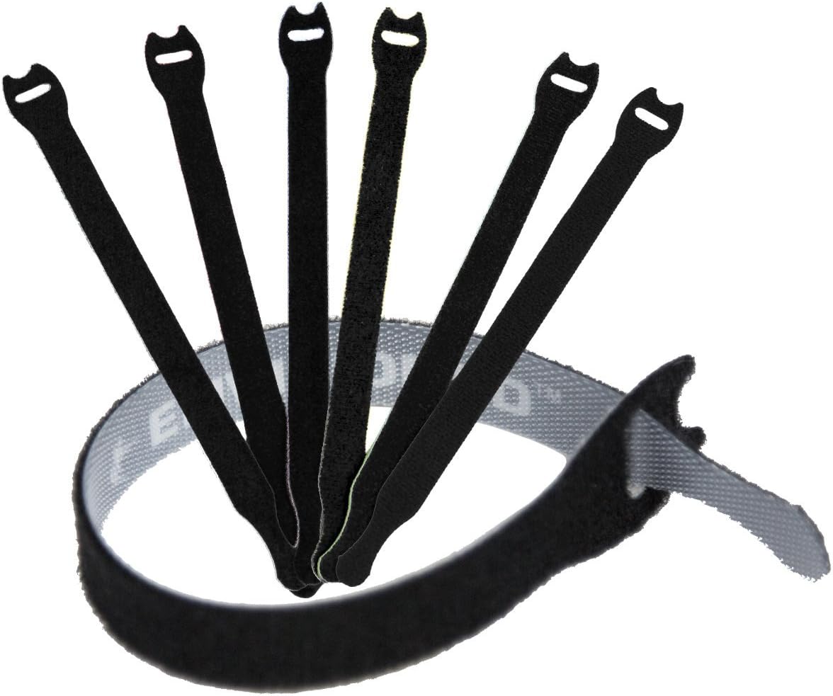 Precintos reutilizables color negro