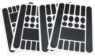 4 Cadenas protectoras bicicleta mtb negro mate