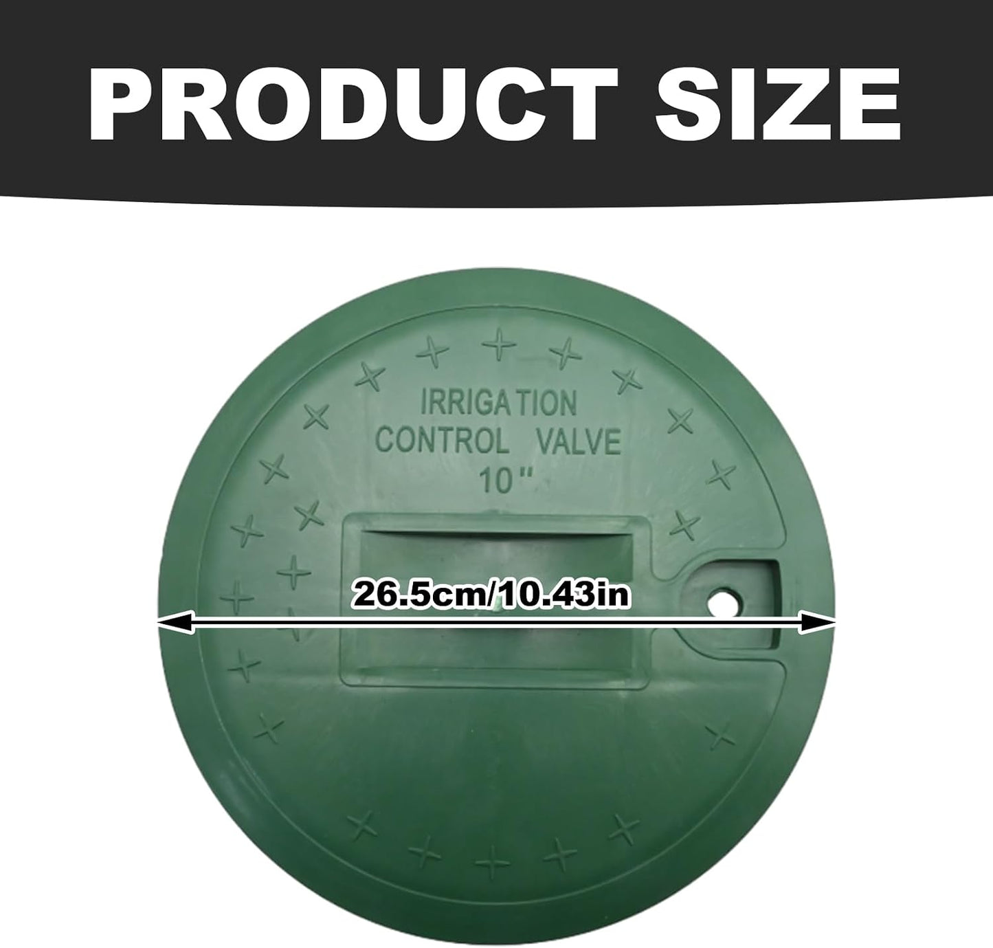 2 Tapos Universales 10" Válvula Rociador Verde