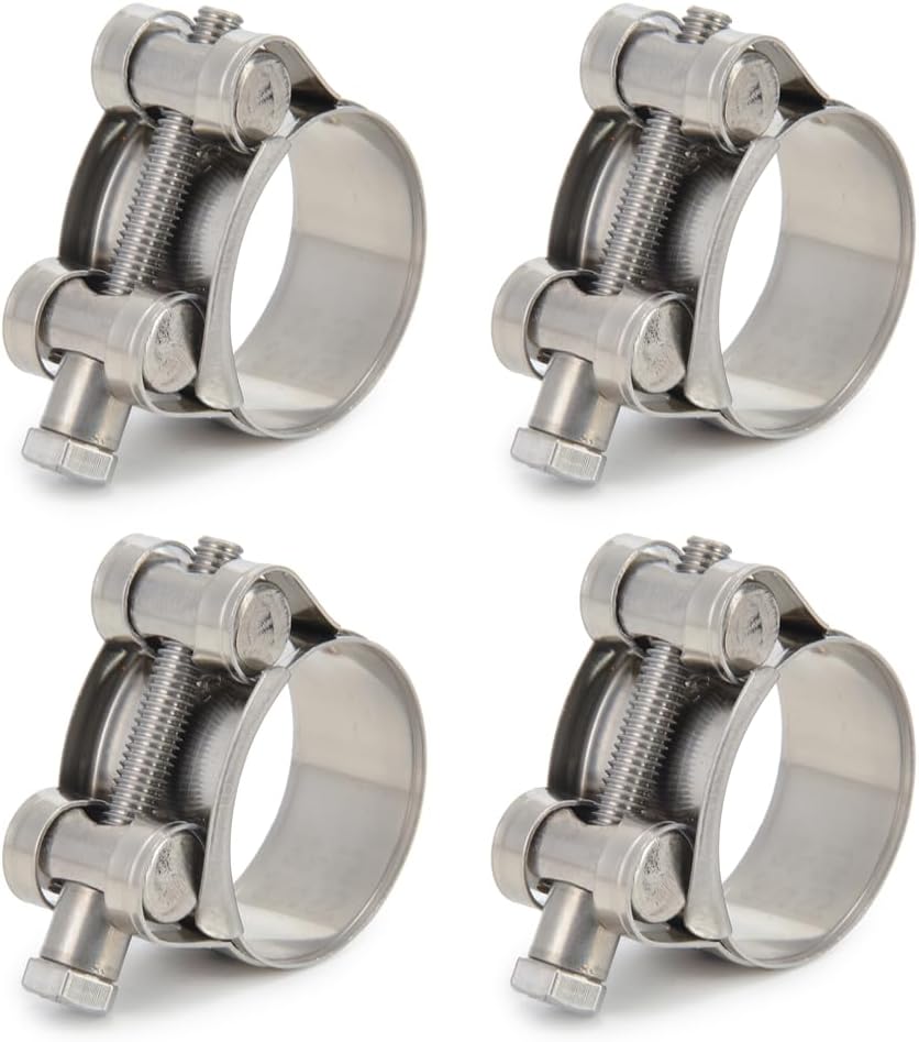 Abrazaderas manguera acero inox 304 T 1.02-1.10" 4 Pzas