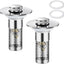 Tapón drenaje baño colador universal 1.1-1.29pulg filtro acero inox